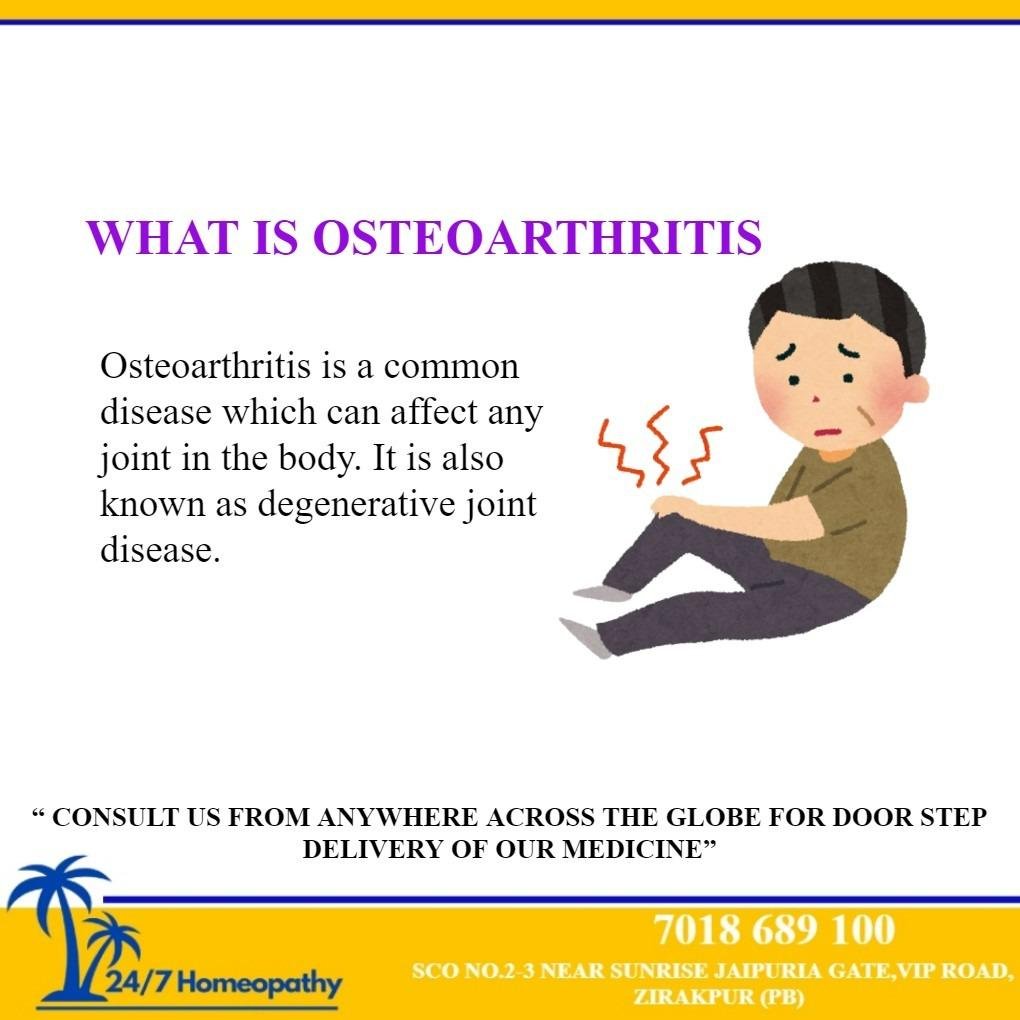 Osteoarthritis Homeopathic Medicine and Treatment in Zirakpur
