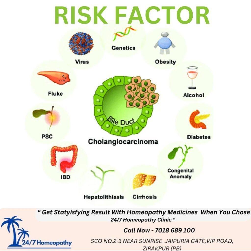CHOLANGIOCARCINOMA (BILE DUCT CANCER) risk factors