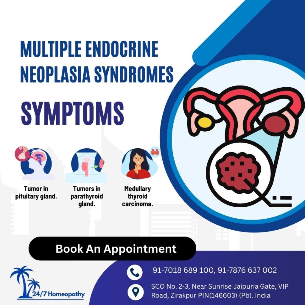 MULTIPLE ENDOCRINE NEOPLASIA SYNDROMES homeopathy treatment in zirakpur