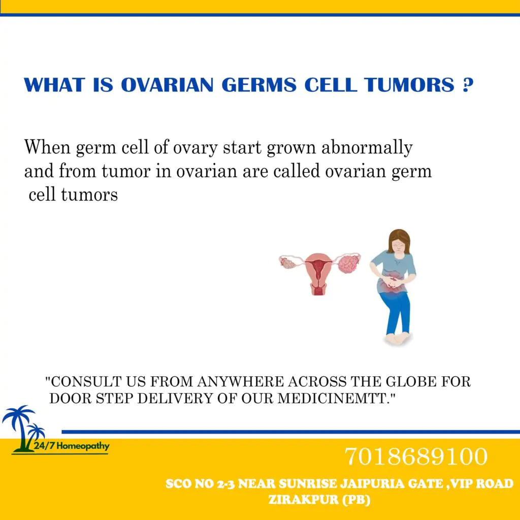 OVARIAN GERMS CELL TUMORS homeopathy treatment by Dr RUCHI IN ZIRAKAPUR