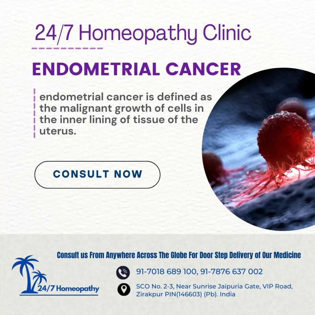 ENDOMETRIAL CANCER HOMOEOPATHIC TREATMENT in zirakpur