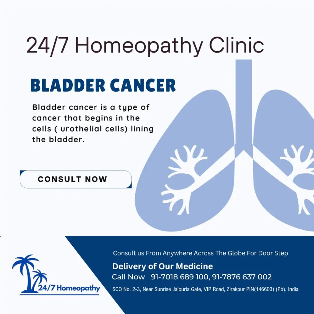 BLADDER CANCER HOMOEOPATHIC TREATMENT