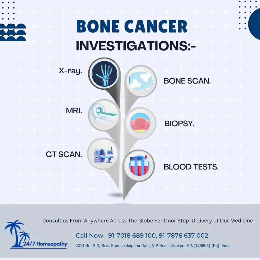 BONE CANCER  investigation and HOMOEOPATHy TREATMENTin zirakpur