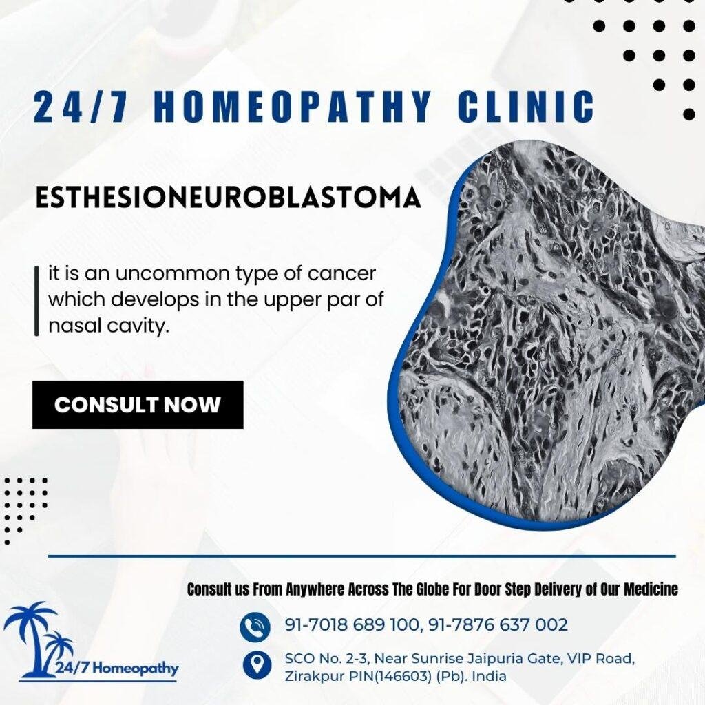 ESTHESIONEUROBLASTOMA homeopathy treatment in zirakpur