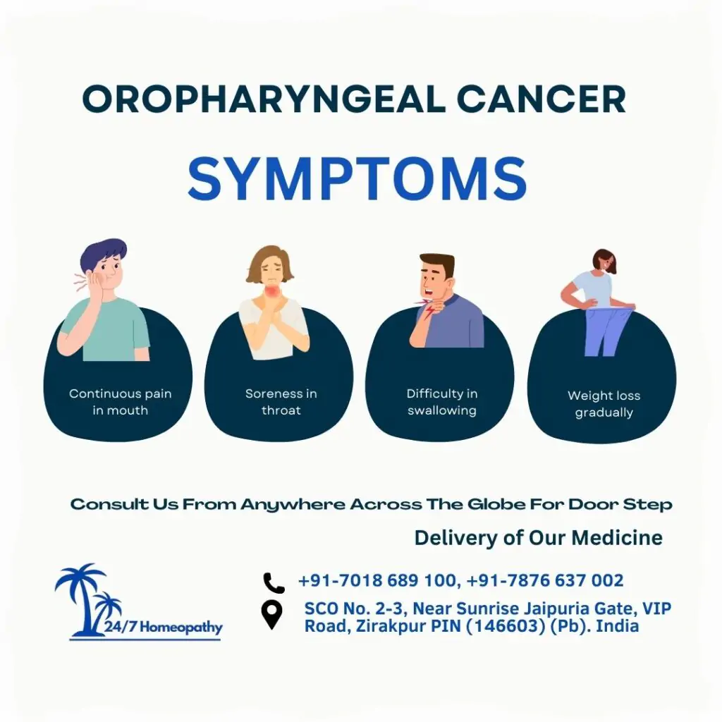 OROPHARYNGEAL CANCER TREATMENT by Dr Ruchi - 247Homeopathy clinic zirakpur