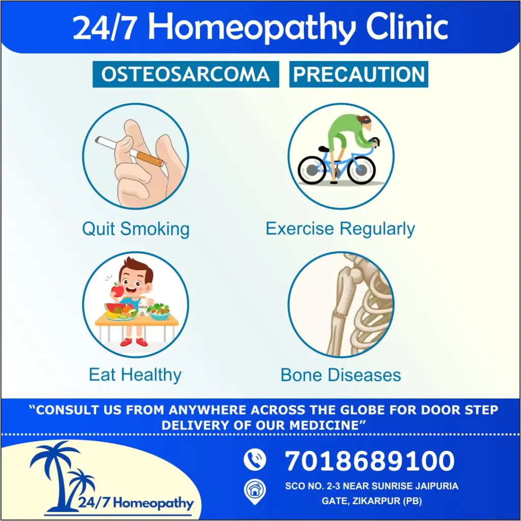 OSTEOSARCOMA precaution and homeopathy treatment 