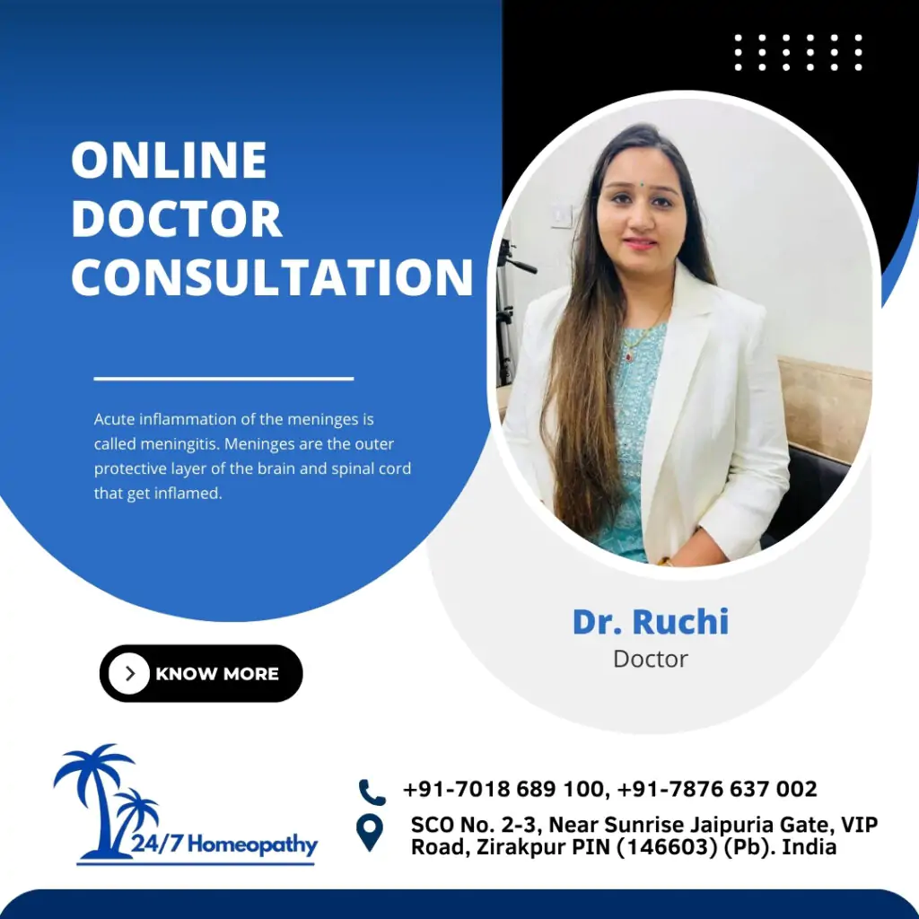 Meningitis Homeopathy treatment in 247homeopathy clinic
