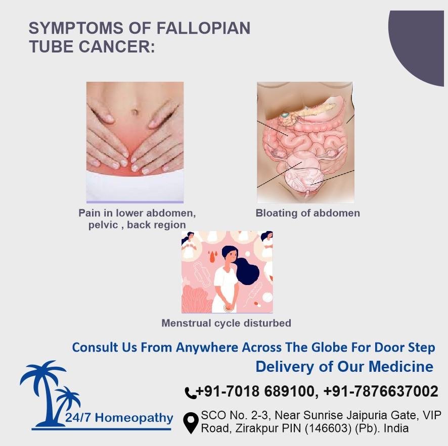 Symptoms of fallopian tube cancer